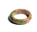 A128-07 SIZE 07 STONE RING IN UNAKITE