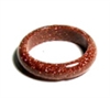 A128-08 SIZE 10 STONE RING IN GOLDSTONE