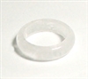 A128-13 SIZE 09 STONE RING IN CLEAR QUARTZ