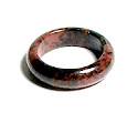 A128-16 SIZE 08 STONE RING IN MAHOGANY