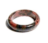 A128-16 SIZE10 STONE RING IN MAHOGANY