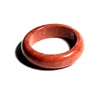 A128-17 SIZE 08 STONE RING IN RED JASPER