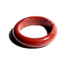A128-17 SIZE 09 STONE RING IN RED JASPER