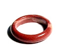 A128-17 SIZE 10 STONE RING IN RED JASPER