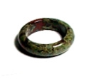 A128-19 SIZE 08 STONE RING IN DRAGON BLOOD