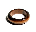A128-24 SIZE 08 STONE RING IN TIGER EYE