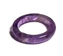 A128-25 SIZE10 STONE RING IN AMETHYST