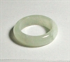 A128-28 SIZE 08 STONE RING IN NEW JADE