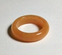 A128-30 SIZE 07 STONE RING IN RED AVENTURINE