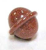 A13-01 STONE SATURN IN GOLDSTONE--18*18*16