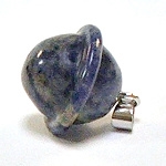 A14-11 STONE SATURN PENDANT IN EUROPEAN SODALITE