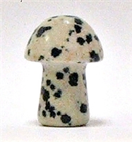 A2-11 STONE MUSHROOM IN DALMATIAN--20*15*10