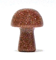 A2-23 STONE MUSHROOM IN GOLDSTONE--20*15*10