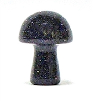 A2-34 STONE MUSHROOM IN BLUE GOLDSTONE--20*15*10