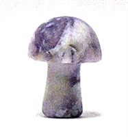 A2-42 STONE MUSHROOM IN PURPLE KIWI--20*15*10