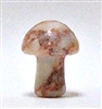 A2-59 STONE MUSHROOM IN RED PICASSO--20*15*10