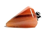 A20-10  STONE PENDULUM PENDANT IN RED AGATE