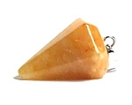 A20-24 STONE PENDULUM PENDANT IN YELLOW JADE