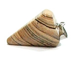 A20-36 STONE PENDULUM PENDANT IN PICTURE JASPER