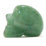 A23-09 SMALL STONE SKULL IN AVENTURINE