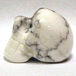 A23-26 SMALL SKULL IN HOWLITE