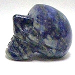 A23-27 SMALL SKULL IN LAPIS