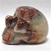 A23-29 SMALL SKULL IN CRAZY AGATE