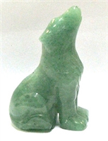 A26-2-12 50mm STONE WOLF IN AVENTURINE