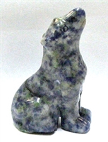 A26-2-43 50mm STONE WOLF IN SODALITE