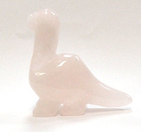 A29-01  50mm STONE DINO IN ROSE QUARTZ