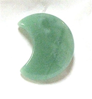 A3-14 STONE CRESCENT  MOON IN AVENTURINE