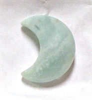 A3-36 STONE CRESCENT  MOON IN AMAZONITE