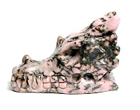A30-15 50mm STONE DRAGON HEAD IN RHODONITE