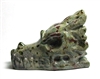 A30-17 50mm STONE DRAGON HEAD IN DRAGON BLOOD