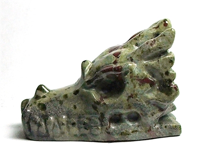 A30-17 50mm STONE DRAGON HEAD IN DRAGON BLOOD
