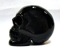 A31-15  50mm STONE SKULL IN ONYX