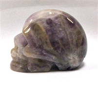 A31-25  50mm STONE SKULL IN AMETHYST