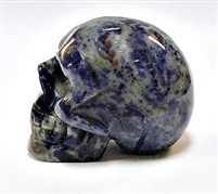 A31-27 50mm STONE SKULL IN EURPOEAN SODALITE