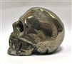 A31-36  50mm STONE SKULL IN PYRITE