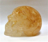 A31-40 50mm STONE SKULL IN GOLDEN HEALER