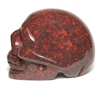 A31-42 50mm STONE SKULL IN CHICKEN BLOOD