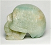 A31-43 50mm STONE SKULL IN AMAZONITE
