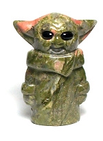 A34-13 ALIEN BOY IN ROSE UNAKITE