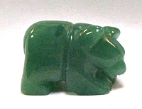 A36-06  SMALL BEAR IN AVENTURINE