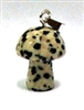 A37-02 SMALL MUSHROOM PENDANT IN DALMATIAN