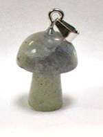 A37-10 SMALL MUSHROOM PENDANT IN LABRADORITE