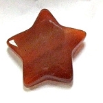 A4-03 STONE STAR IN RED AGATE
