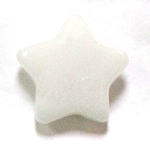 A4-18 STONE STAR IN WHITE JADE
