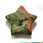 A4-22 STONE STAR IN UNAKITE