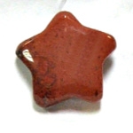 A4-30 STONE STAR IN RED JASPER